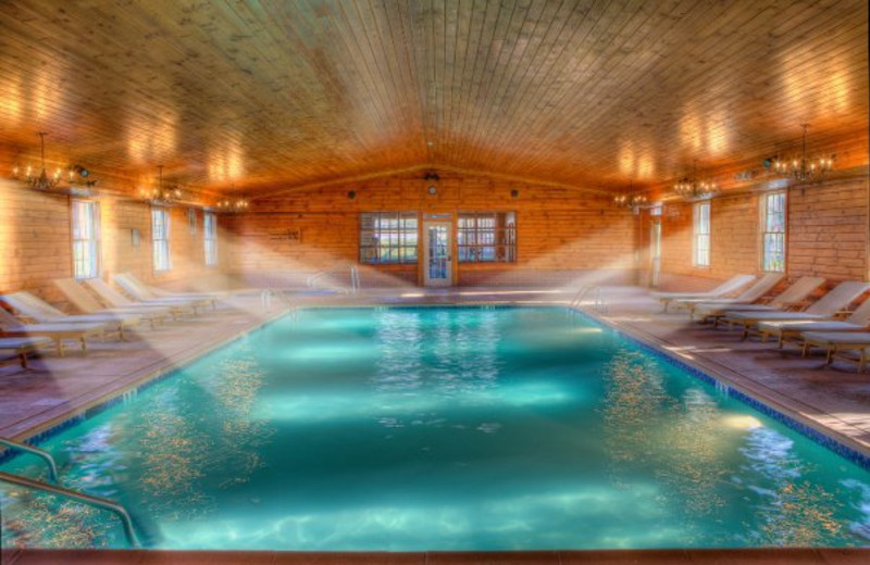 Indoor swimming pool at Stroudsmoor Country Inn.