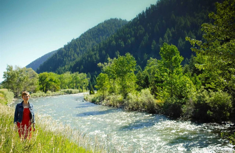 River at Rainbow Ranch Lodge.