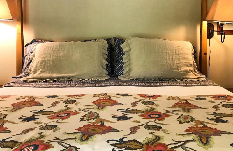 Guest room at WhistleWood Farm.