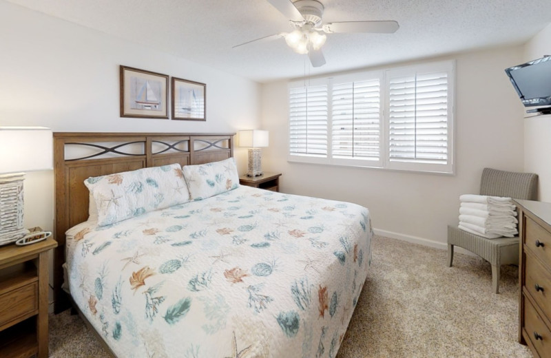 Guest bedroom at The Islander in Destin.