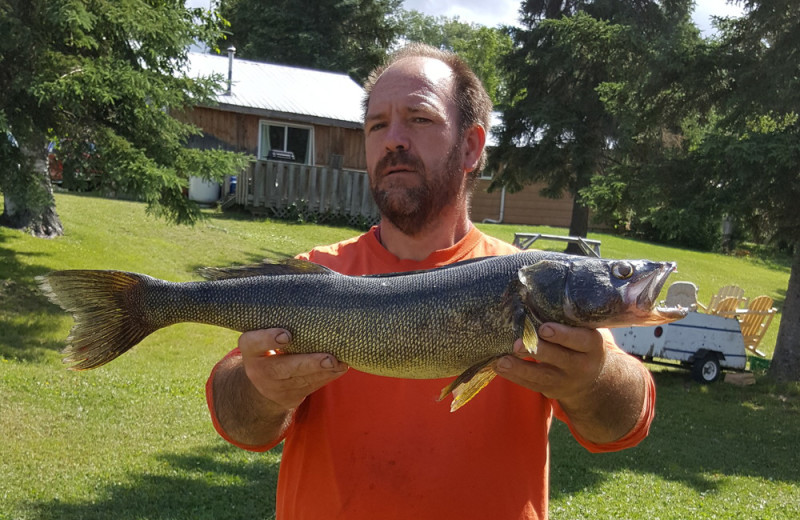 Fishing at Elk Lake Wilderness Resort.