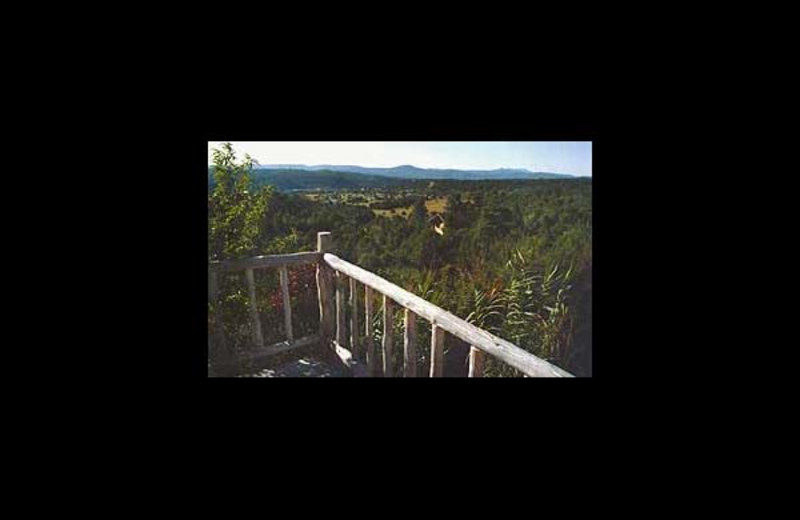 Balcony view at Elaine's, a Bed and Breakfast.