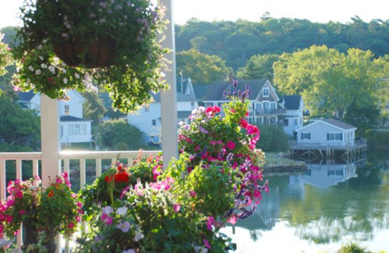 Breakfast Deck at Harbour Towne Inn on the Waterfront.