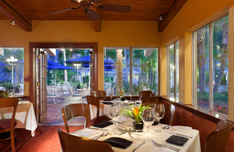 Dining at TradeWinds Island Grand.