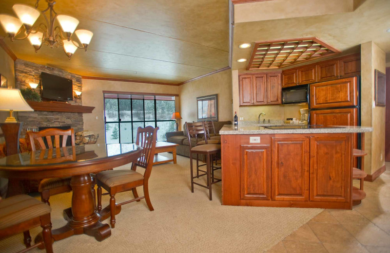 Guest living room at Beaver Run Resort & Conference Center.