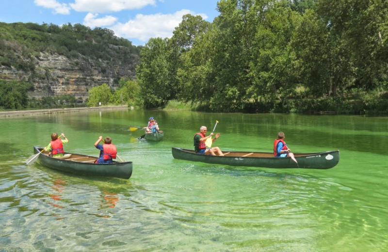 Canoeing at Mo-Ranch.