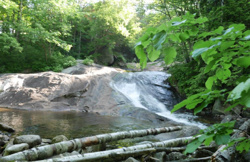 River near Sunapee Harbor Cottages.