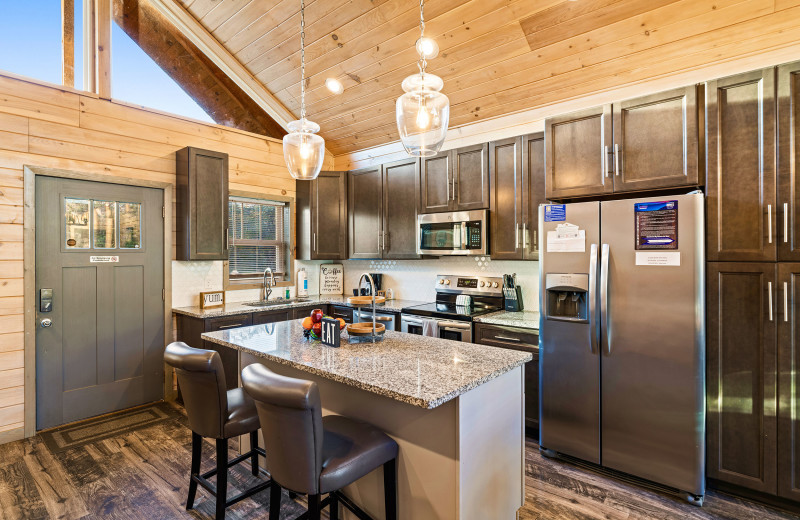 Kitchen at American Patriot Getaways - Sugar Bear.