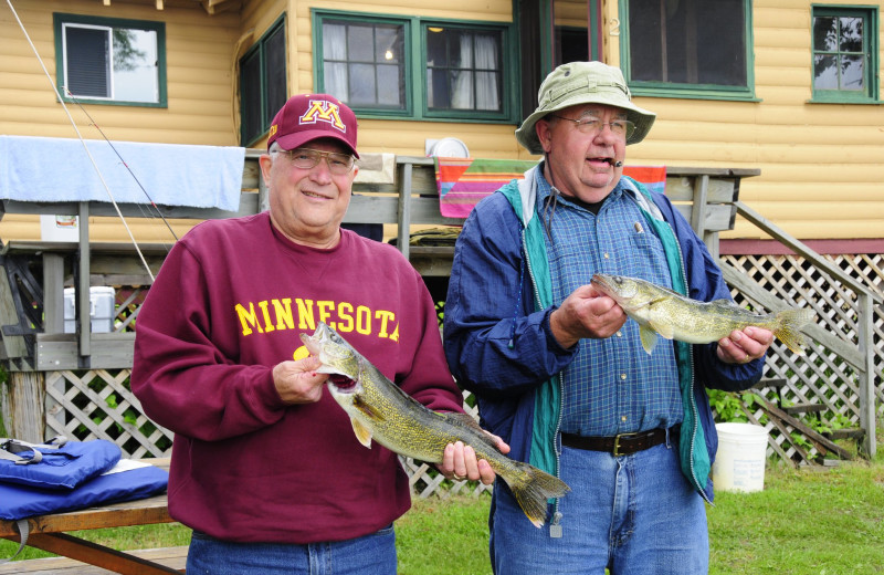 Fishing at Pipestone Point Resort.