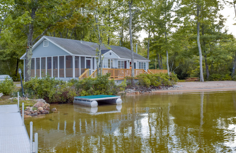 Cabin at Westward Shores Camping Resort.