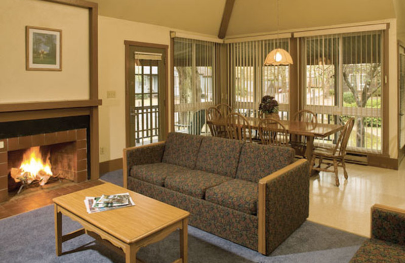 Living Room at Wyndham Vacation Resorts Shawnee Village.