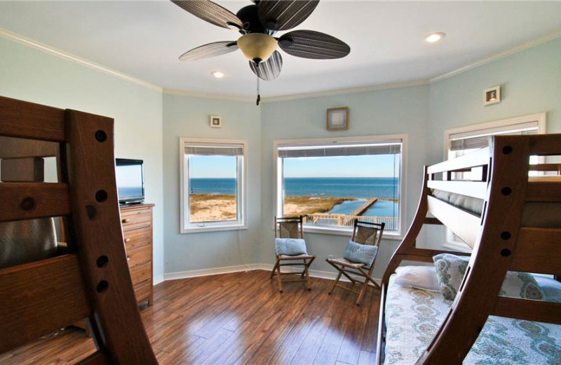 Rental bedroom at Dauphin Island Beach Rentals, LLC.