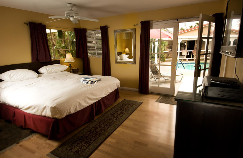 Guest room at LA Dolce Vita Resort.