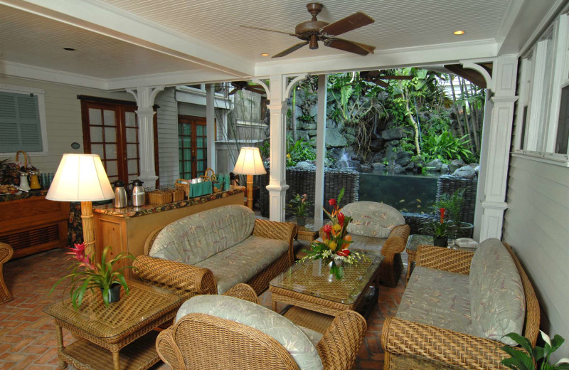 Sitting area at The Heron House & Heron House Court.