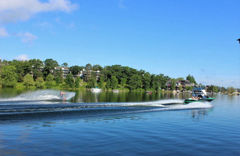 Water skiing at Cragun's Resort and Hotel on Gull Lake.