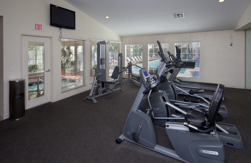 Fitness center at Holiday Inn Club Vacations at Desert Club Resort.