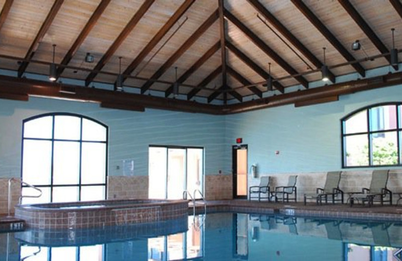 Indoor Pool View at Seachase