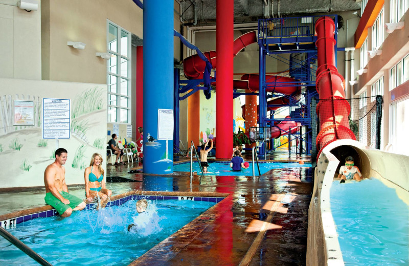Rental indoor pool at Condo World.
