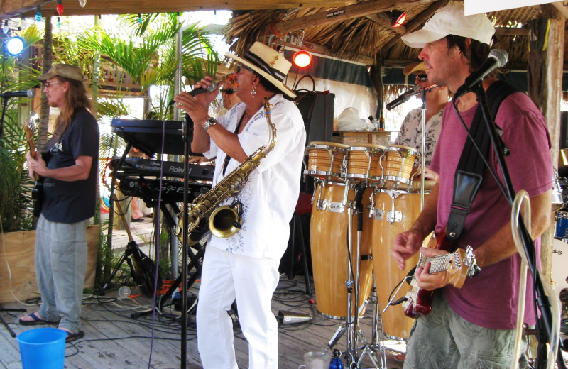 Live entertainment at Gilbert's Resort.