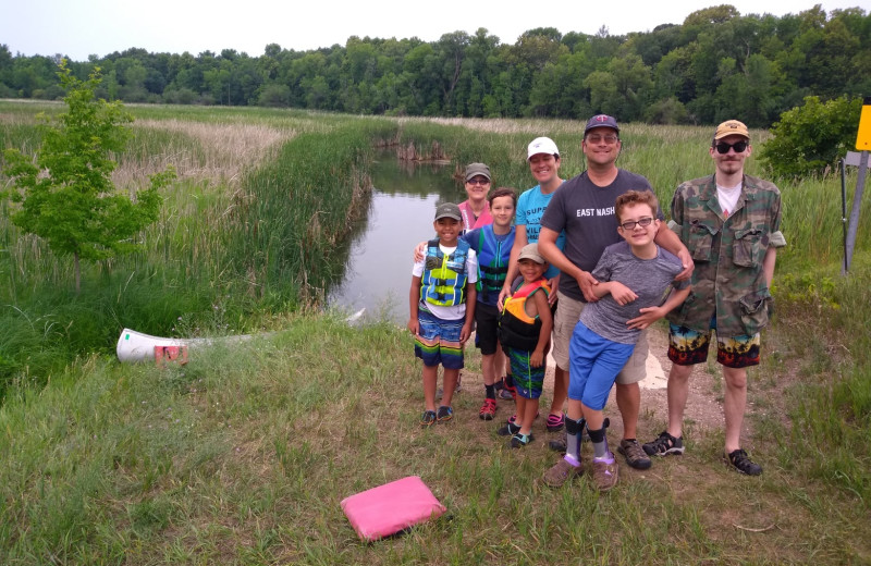 Family at Woodlawn Resort.