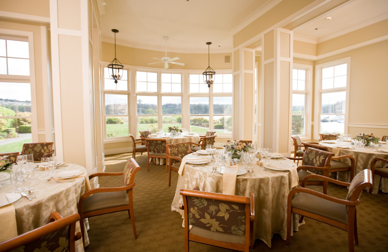 Dining room at The Resort At Port Ludlow.