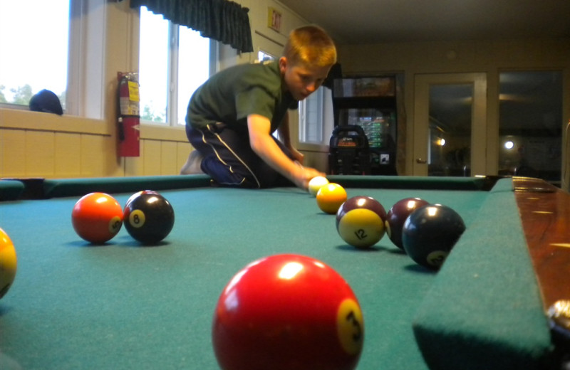 Recreation room at Parkwood Lodge.