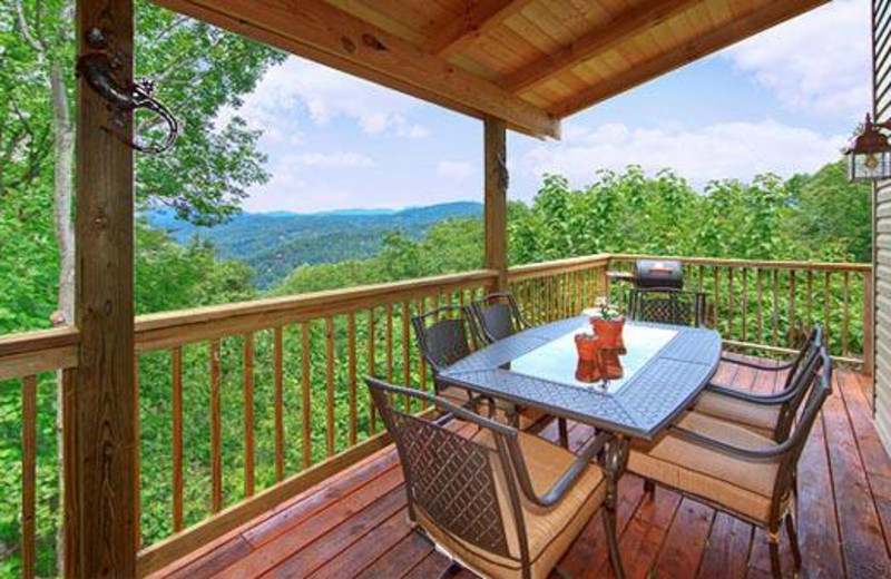 Cabin deck view at Cabins For You.