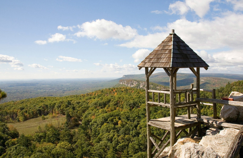 Mountain view at Mohonk Mountain House.