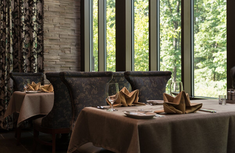 Dining at The Lodge at Woodloch.