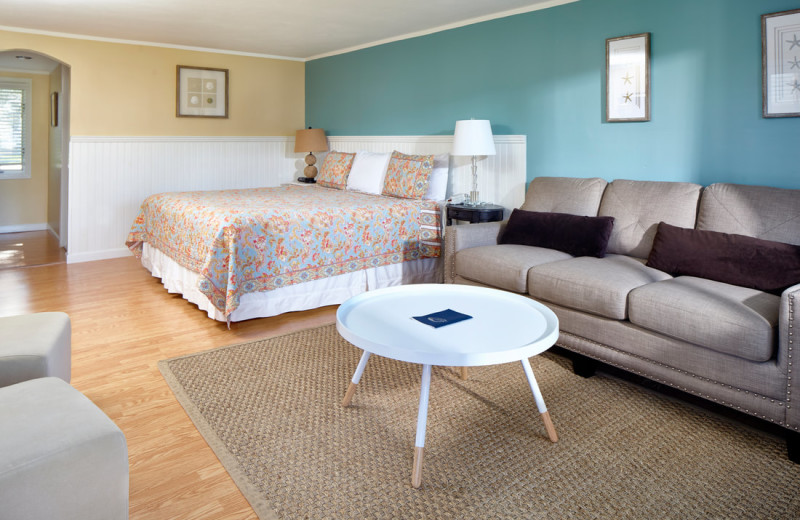 Guest room at Breezeway Resort.