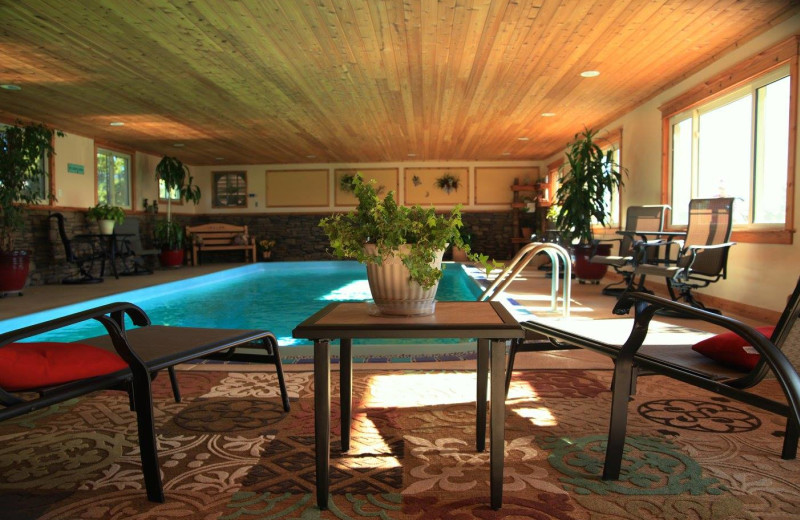 Indoor pool at Colorado Cattle Company Ranch.