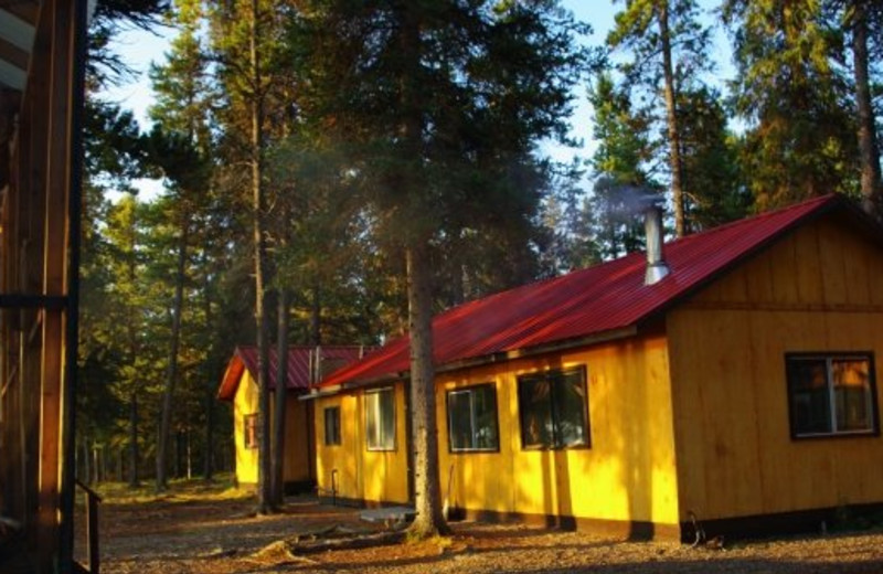 Exterior view of Wolf Lake Lodge.