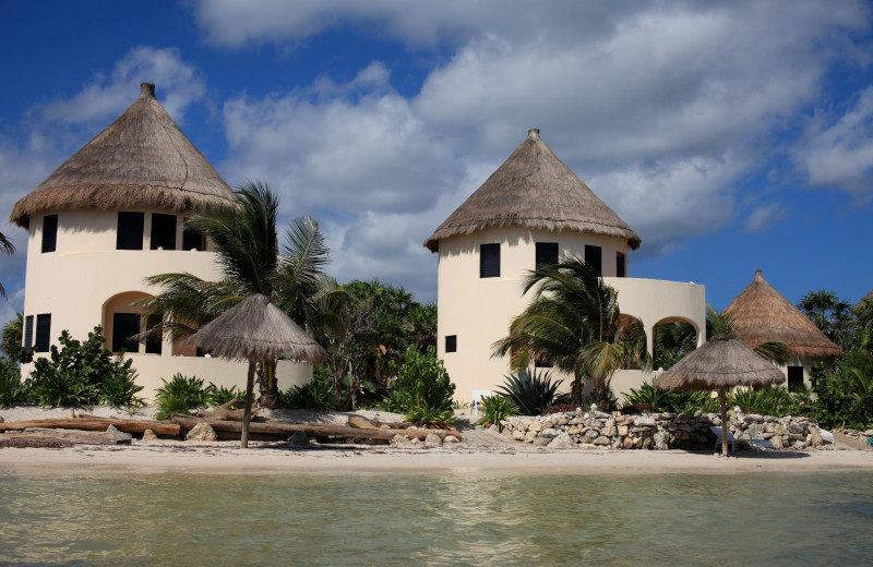 Exterior view of Balamku Inn on the Beach.