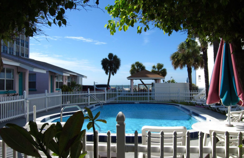 Outdoor pool at Beach Haven.