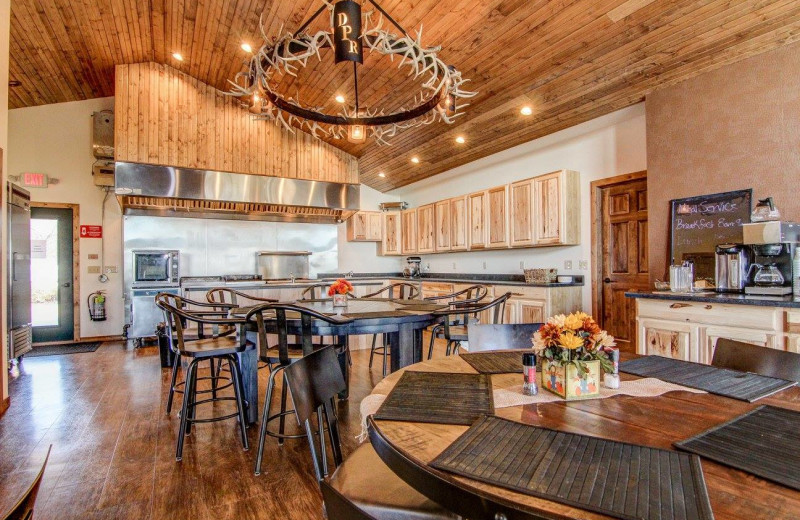 Kitchen at Double P Ranch.