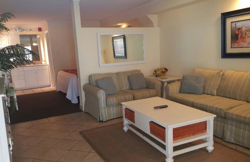 Guest room at Islander Hotel & Resort.