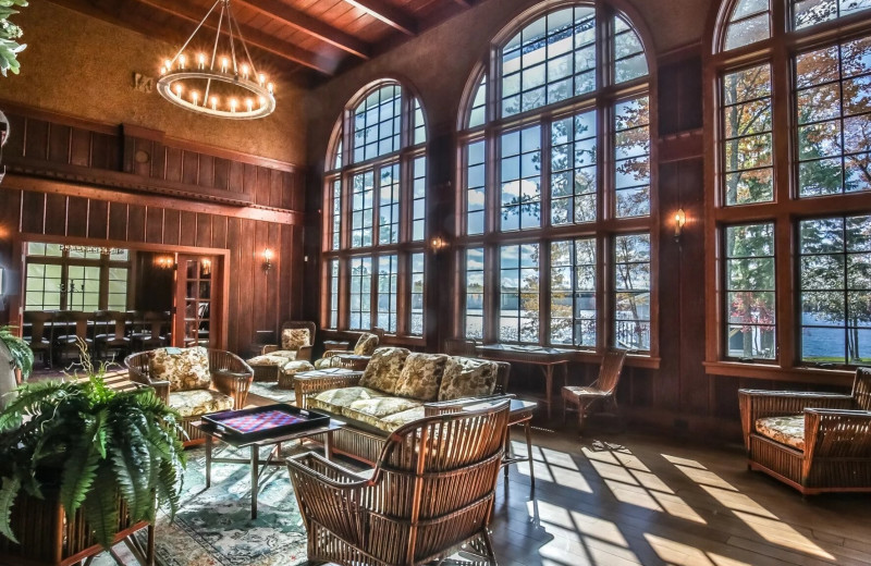 Rental living room at Hiller Vacation Homes.