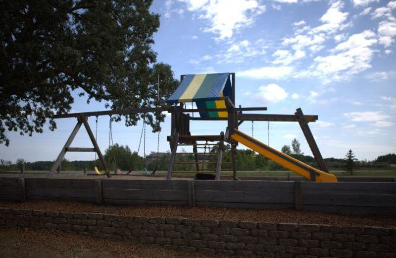 Children's playground at Chase's Ethel Beach Resort.