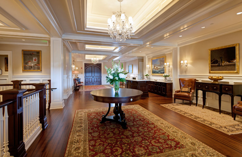 Clubhouse interior at Boothbay Harbor Oceanside Golf Resort.