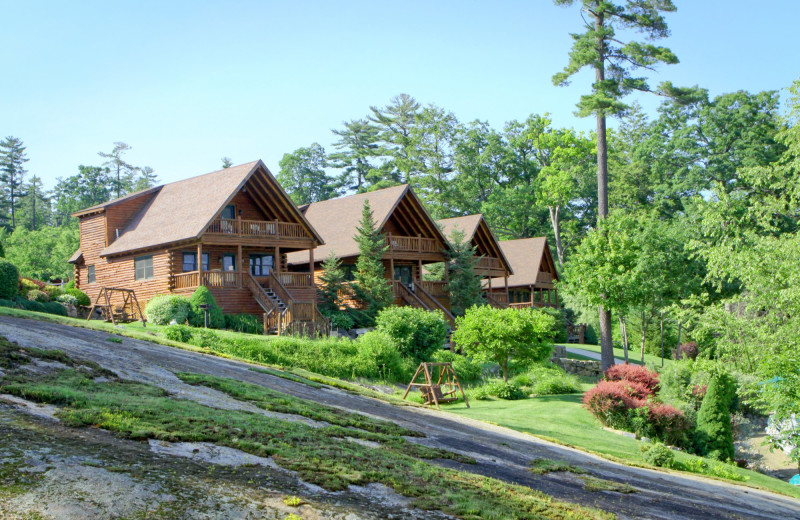 Exterior view of The Lodges at Cresthaven on Lake George.