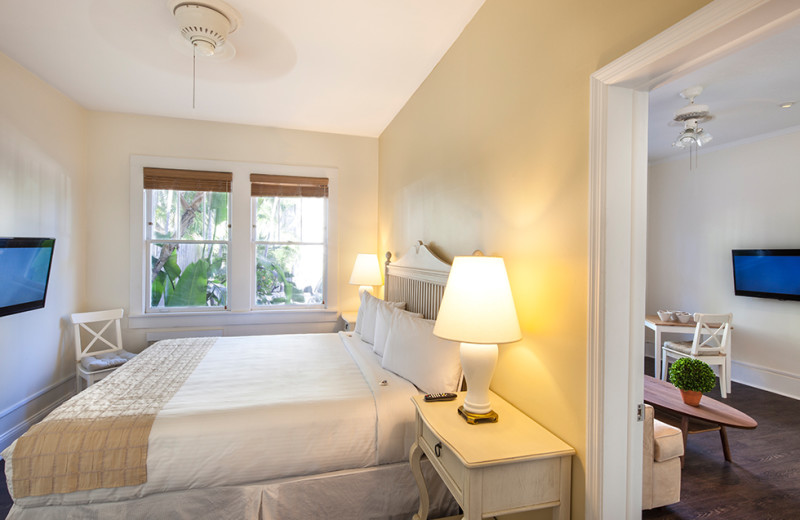 Guest bedroom at Southernmost Inn.