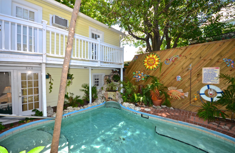 Outdoor pool at Garden House Bed & Breakfast.