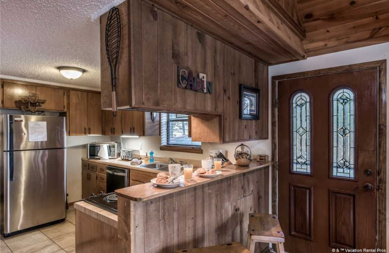 Rental kitchen at Vacation Rental Pros - Ruidoso.