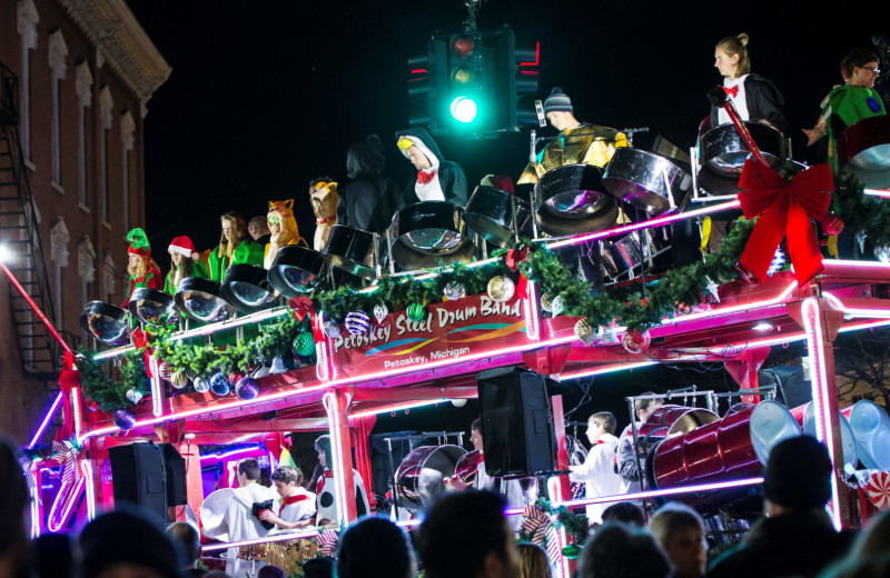 Holiday parade at Trout Creek Vacation Condominiums.