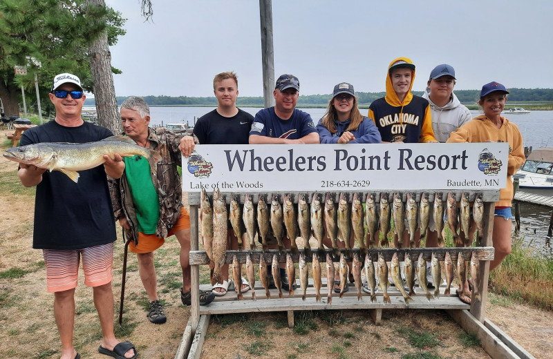 Fishing at Wheelers Point Resort.