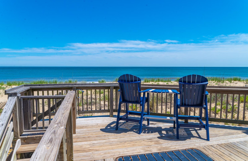 Rental deck at Joe Lamb Jr. & Associates Vacation Rentals.