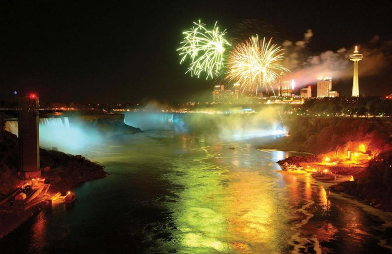 Fireworks Over Niagara Falls at the Embassy Suites by Hilton Niagara Falls - Fallsview