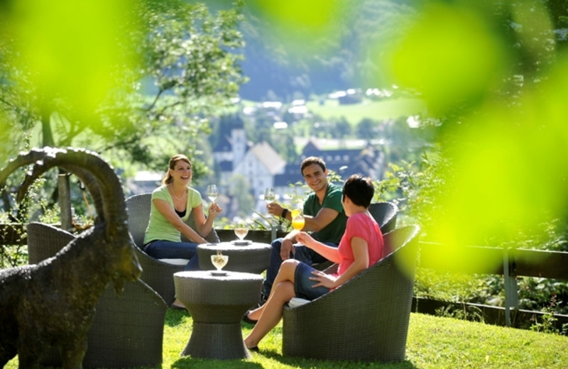 Patio at TOP Hotel Waldegg.