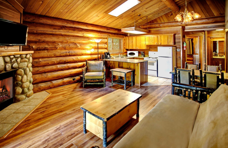 Guest room at Tigh-Na-Mara Resort.