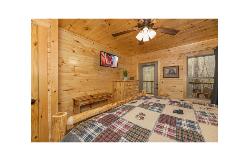 Bedroom at American Patriot Getaways - Poolin' Around.